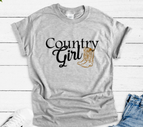 Country Girls, Gray Short Sleeve Unisex T-shirt