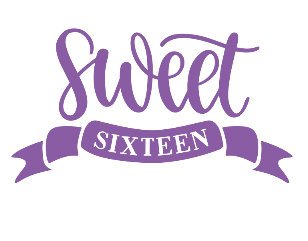 Sweet Sixteen Birthday Unisex White Short Sleeve T-shirt