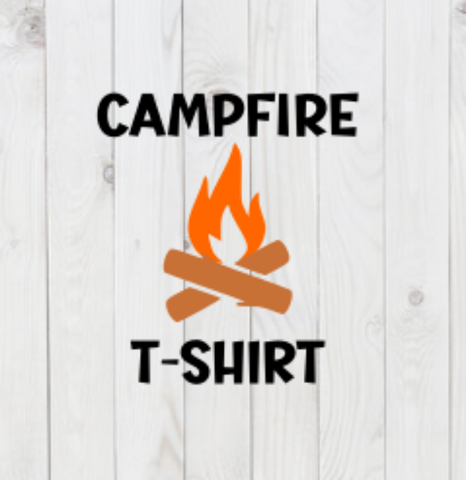 Campfire T-Shirt, Camping, SVG File, png, dxf, digital download, cricut cut file