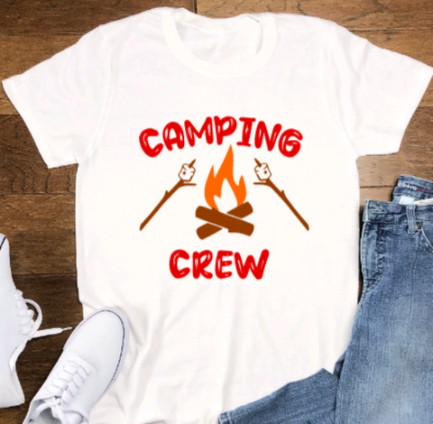 Camping Crew, White, Unisex, Short Sleeve T-shirt