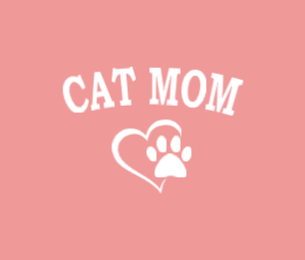 Cat Mom, Pink, Beanie Cuffed Winter Hat