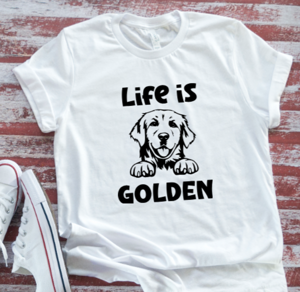 Life is Golden, Retriever, Animal Dog SVG File, png, dxf, digital download, cricut cut file