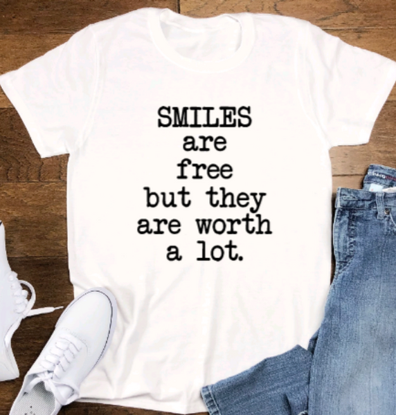 Smiles are Free, But They are Worth A Lot, SVG File, png, dxf, digital download, cricut cut file