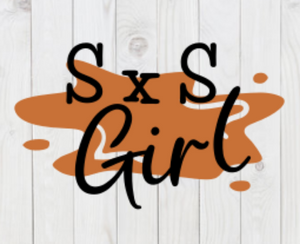 S X S Girl, SVG File, png, dxf, digital download, cricut cut file