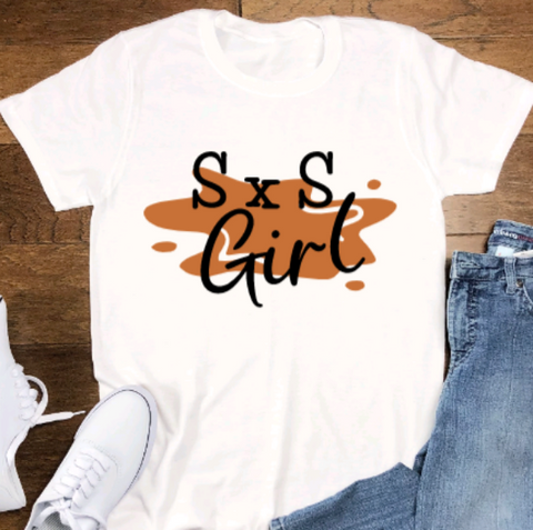 S x S Girl, White, Unisex, Short Sleeve T-shirt