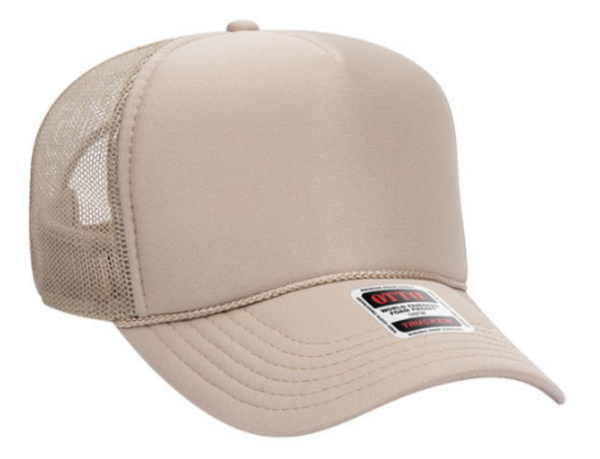 Save a Horse, Ride a Cowboy, Khaki Tan Men's and Women's Otto Brand Trucker Hat