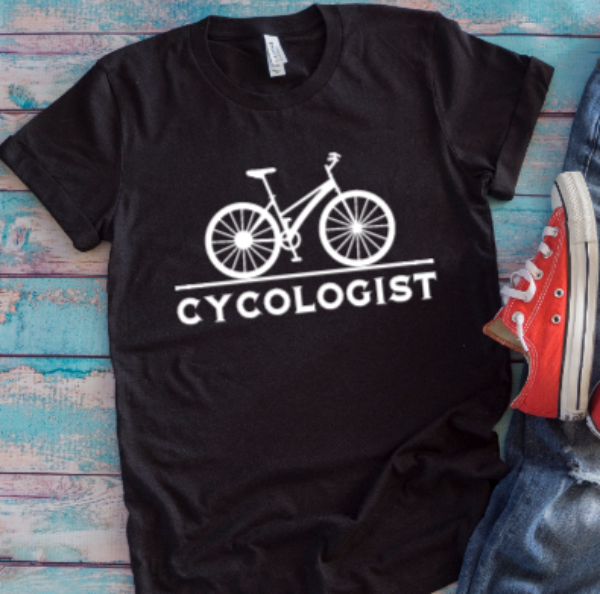 Cycologist Black Unisex Short Sleeve T-shirt