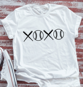 Baseball Love, White  Short Sleeve T-shirt