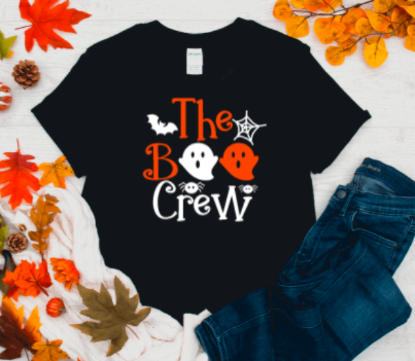 the boo crew black t-shirt