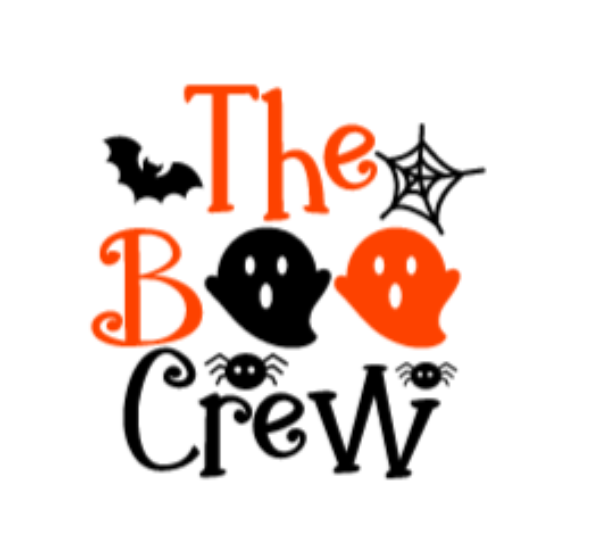The Boo Crew Halloween Black Unisex Short Sleeve T-shirt