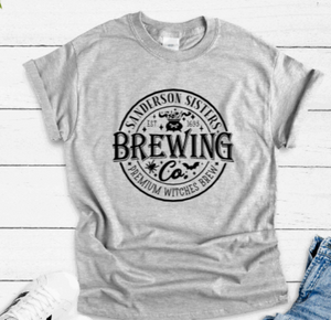 Sanderson Sisters Brewing Co, Premium Witches Brew, Halloween Gray Unisex Short Sleeve T-shirt
