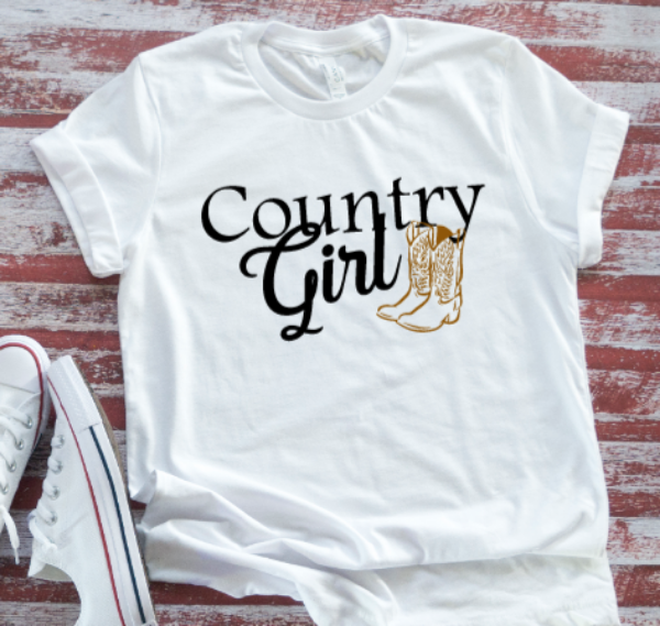 Country Girls, Unisex, White, Short-Sleeve T-shirt