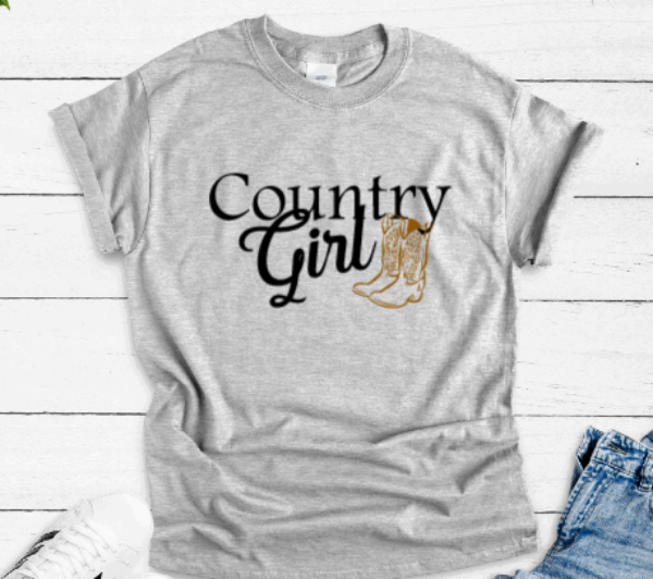 Country Girls, Gray Short Sleeve Unisex T-shirt