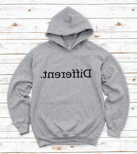 Different Gray Unisex Hoodie Sweatshirt