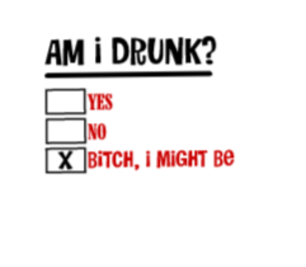 Am I Drunk Black Unisex Short Sleeve T-shirt