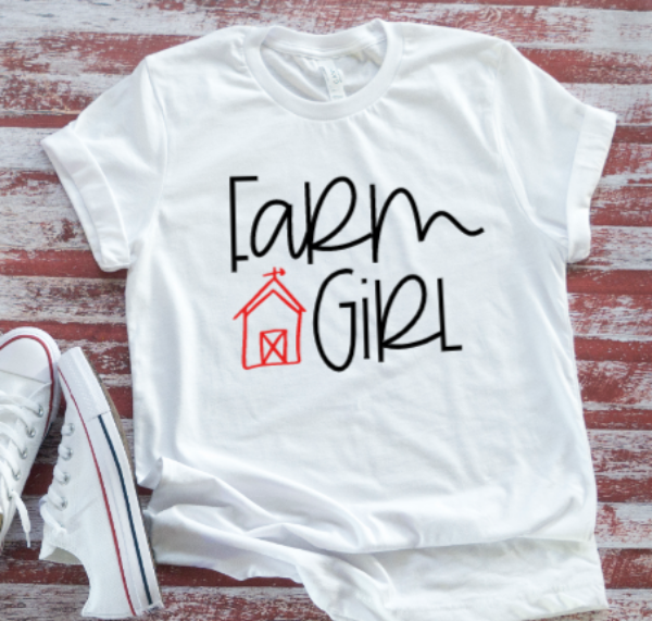 Farm Girl  White Short Sleeve T-shirt
