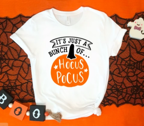 it's just a bunch of hocus pocus white t-shirt