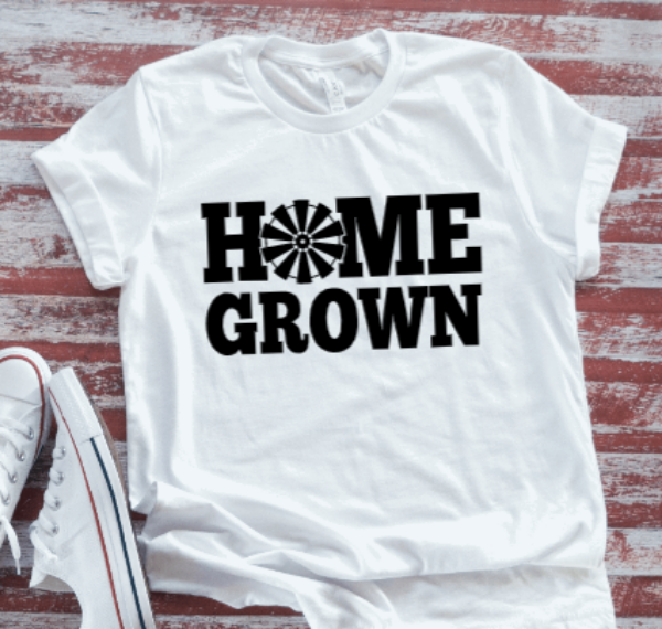 Home Grown  White T-shirt