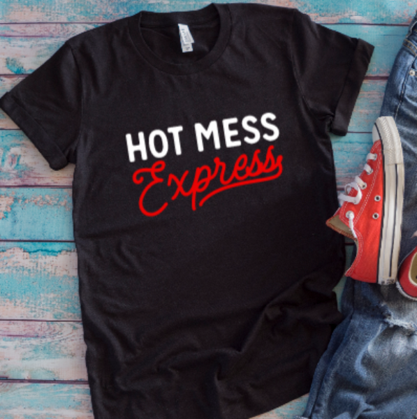Hot Mess Express Black Unisex Short Sleeve T-shirt
