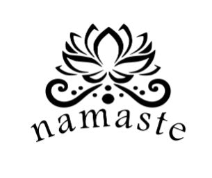 Namaste, Unisex  White Short Sleeve T-shirt
