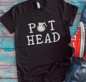 pot head coffee black t-shirt