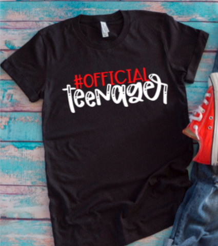 Official Teenager Birthday Black Unisex Short Sleeve T-shirt