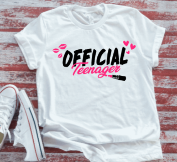 Official Teenager Birthday Girl Unisex  White Short Sleeve T-shirt