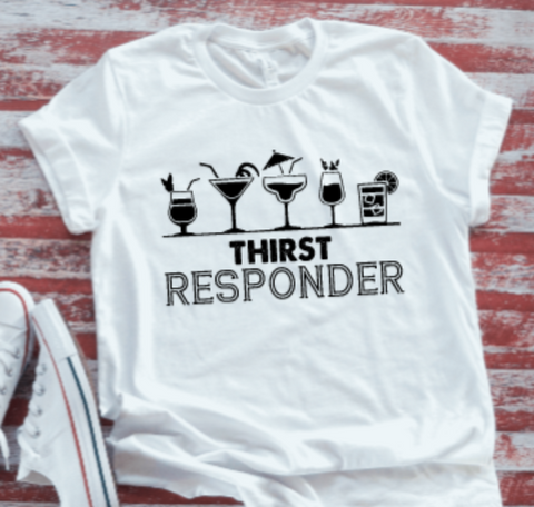thirst responder white t shirt